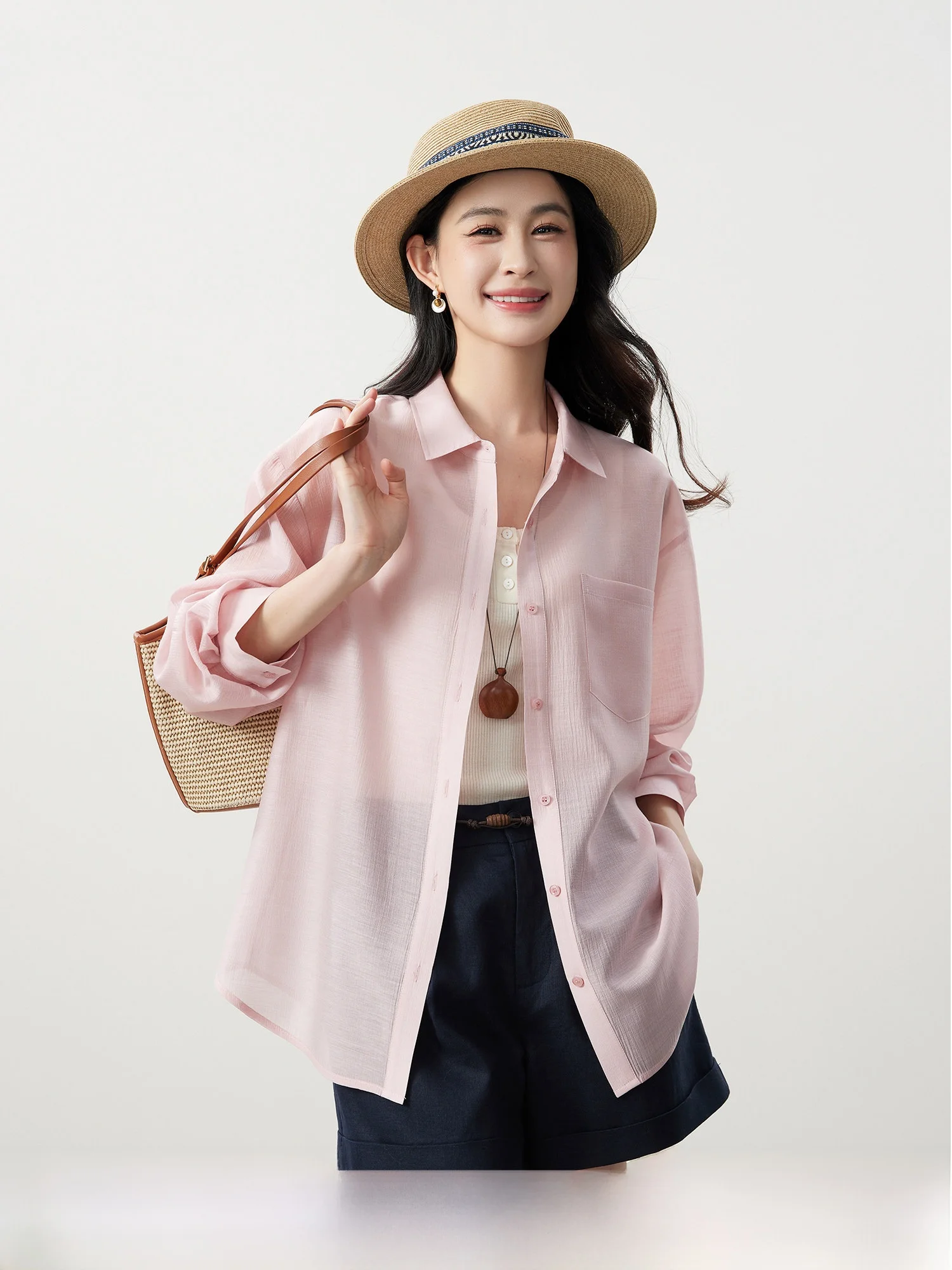MIJOR Quality Misty Lyrical Acetate Blend Women's Shirt Lightweight Multi-Color Textured Spring 2026 Elegant Loose Fit Button up
MIJOR Quality Misty Lyrical Acetate Blend Women's Shirt Lightweight Multi-Color Textured Spring 2026 Elegant Loose Fit Button up