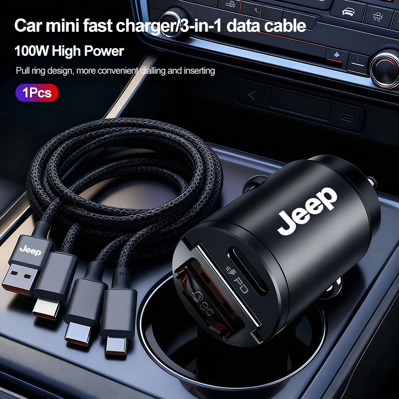 Mini USB Car Fast Charger Data Line/Cigarette Lighter Convert Plug For Jeep Wrangler Grand Cherokee Avenger Compass Wagoneer JK
Mini USB Car Fast Charger Data Line/Cigarette Lighter Convert Plug For Jeep Wrangler Grand Cherokee Avenger Compass Wagoneer JK