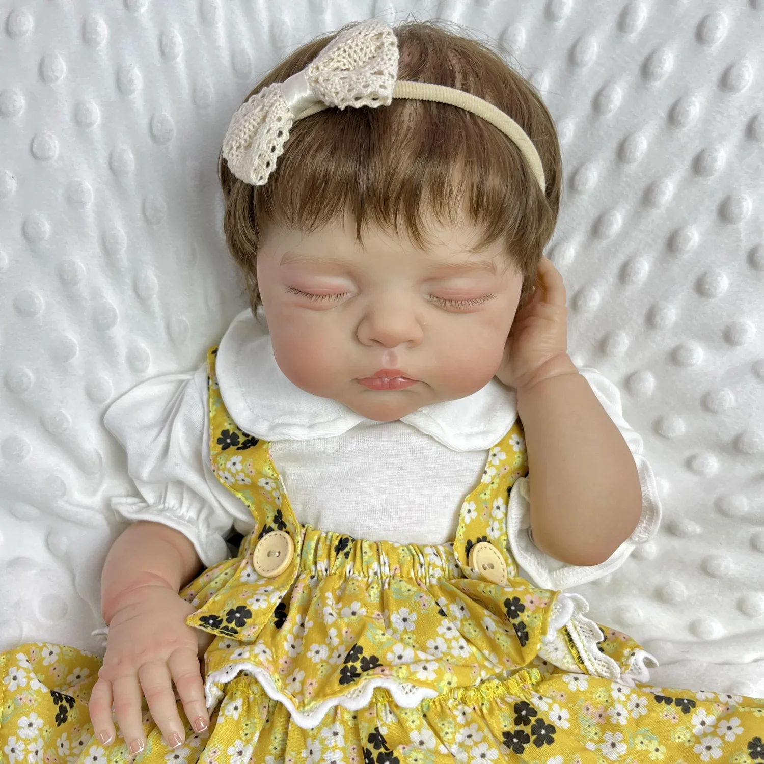 BZDOLL 48 CM 19 INCH Asleep Reborn Baby Doll Toy For Girl Lifelike Vinyl Body 19 inch Real Look Doll Handmade Birthday Gift
BZDOLL 48 CM 19 INCH Asleep Reborn Baby Doll Toy For Girl Lifelike Vinyl Body 19 inch Real Look Doll Handmade Birthday Gift