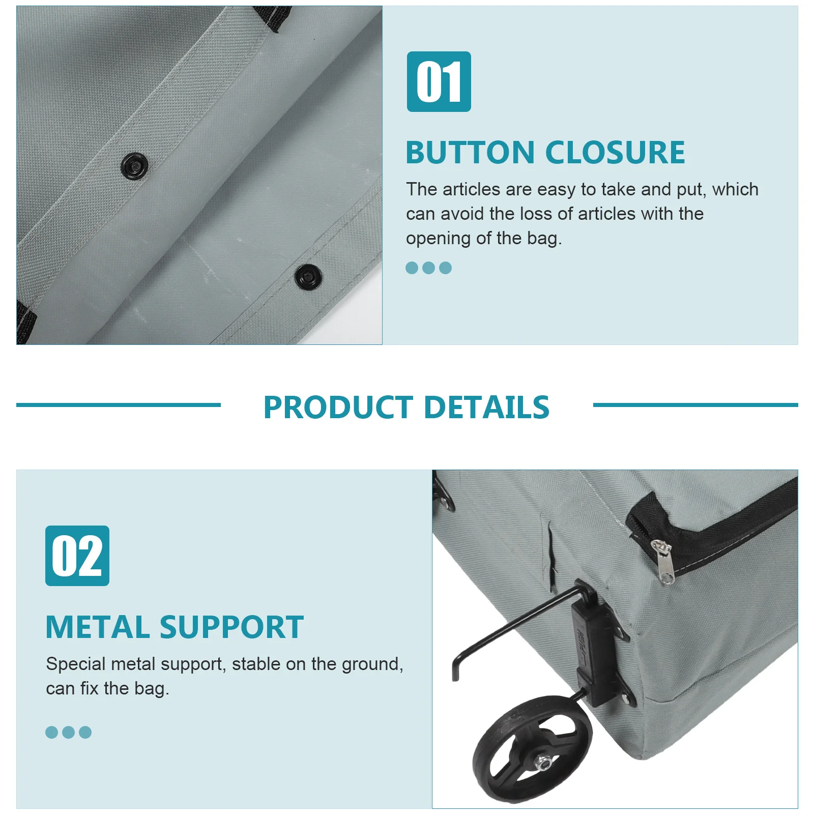 Collapsible Trolley Bag Foldable Shopping Cart Wheeled Multipurpose Travel Camping Laundry Fruit Vegetable Storage
Collapsible Trolley Bag Foldable Shopping Cart Wheeled Multipurpose Travel Camping Laundry Fruit Vegetable Storage