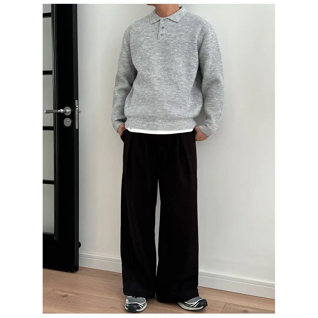 Cleanfit Collared Knitwear Men's Winter Warm Light Maturi American Retro irt Outerwear Loose Fit Polyester Fiber
Cleanfit Collared Knitwear Men's Winter Warm Light Maturi American Retro irt Outerwear Loose Fit Polyester Fiber