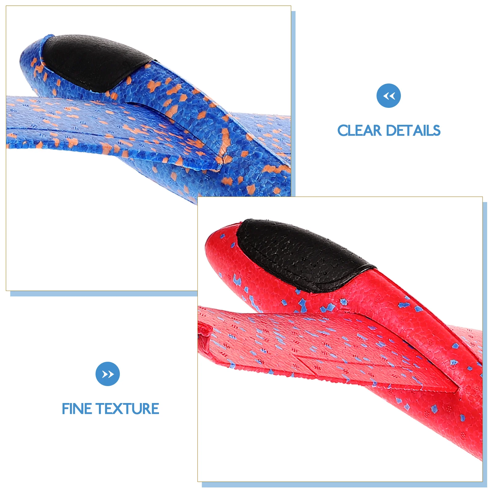 2 Pcs Hand Toss Planes Foam Glider Flying Toys Kids Child Material Lightweight Outdoor Gifts Aviation Theme Parties
2 Pcs Hand Toss Planes Foam Glider Flying Toys Kids Child Material Lightweight Outdoor Gifts Aviation Theme Parties