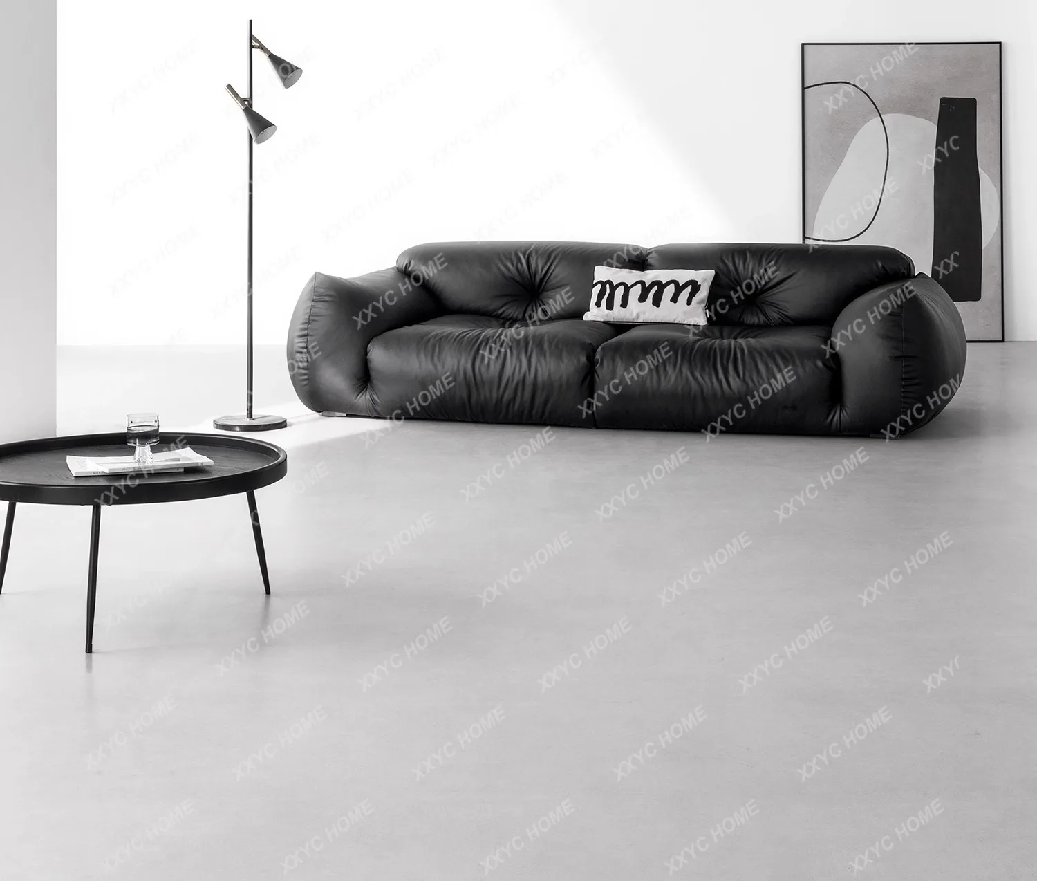 Retro Black Wabi Silent Wind Lazy Fat Cat Sofa Four People Floor Straight Sofa
Retro Black Wabi Silent Wind Lazy Fat Cat Sofa Four People Floor Straight Sofa