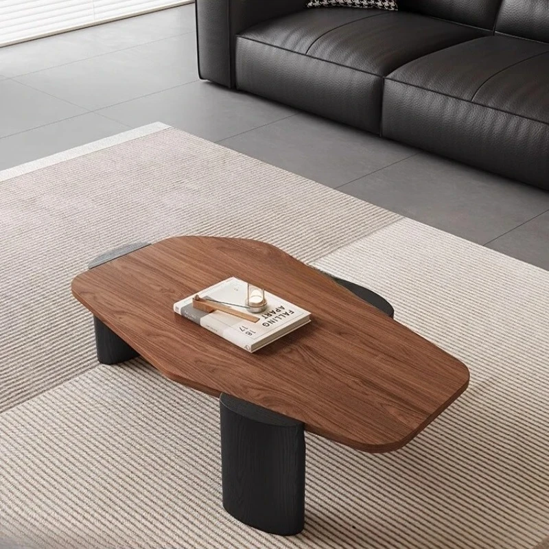 Light luxury high-end home ash wood special-shaped villa coffee table
Light luxury high-end home ash wood special-shaped villa coffee table