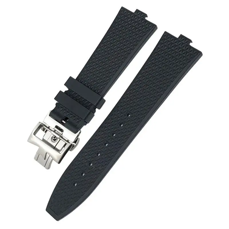 Convex Type Fluoros Rubber Watch Bands 24x7mm Fit For Vacheron Constantin Overseas Quick Change Device Blue Whtie Black Orange
Convex Type Fluoros Rubber Watch Bands 24x7mm Fit For Vacheron Constantin Overseas Quick Change Device Blue Whtie Black Orange