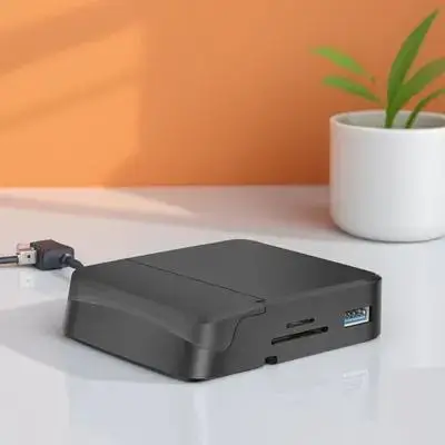 Многофункциональный USB-C хаб 8-в-1 с док-станцией и держателем для телефона: высокопроизводительная передача данных, компактный, для повседневного использования
Многофункциональный USB-C хаб 8-в-1 с док-станцией и держателем для телефона: высокопроизводительная передача данных, компактный, для повседневного использования