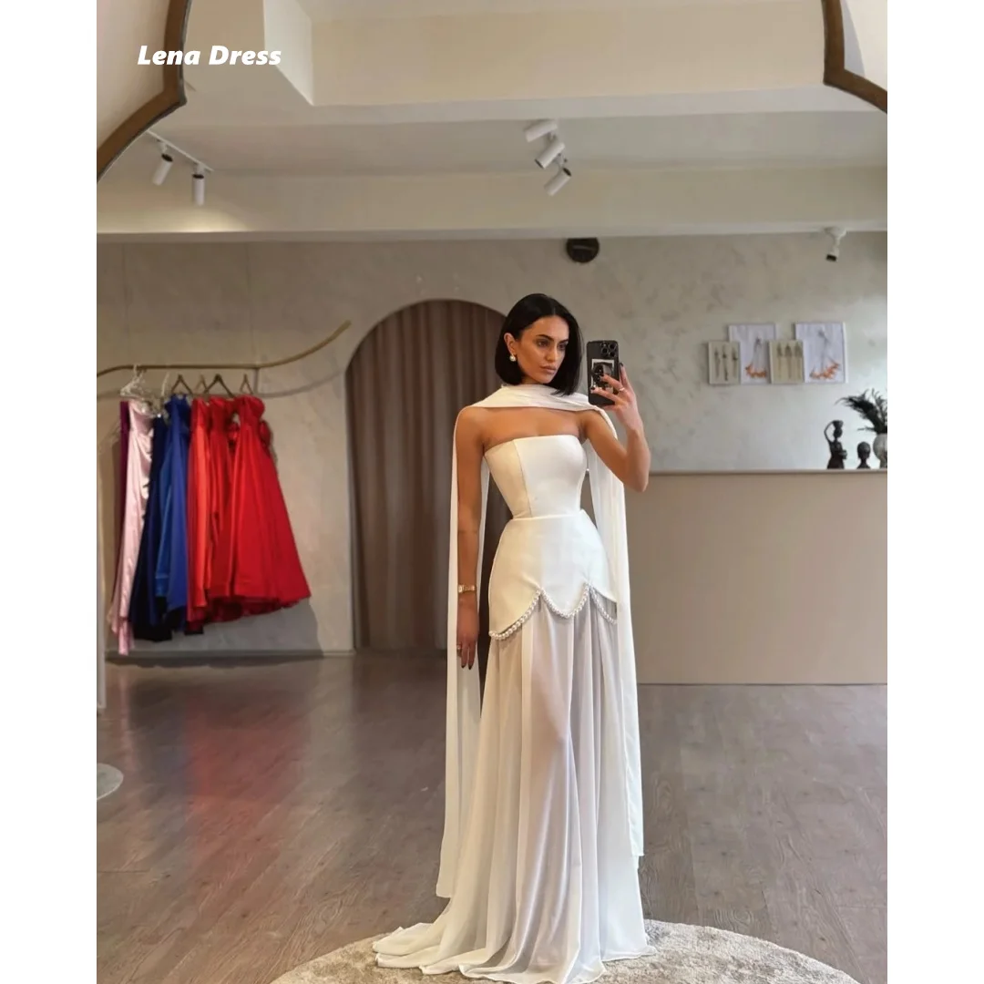 Lena Evening Dresses Woman Elegant Dresses for Special Event Custom Made Wedding Women's Evening Dress 2025 Luxury Shawl Line A
Lena Evening Dresses Woman Elegant Dresses for Special Event Custom Made Wedding Women's Evening Dress 2025 Luxury Shawl Line A