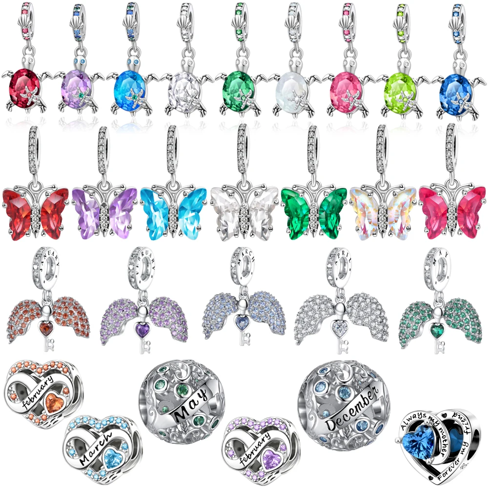 2025 Birthstone Charms 925 Sterling Silver Turtle Butterfly Heart Shape Beads Fit Snake Chain Bracelet Necklace DIY Jewelry
2025 Birthstone Charms 925 Sterling Silver Turtle Butterfly Heart Shape Beads Fit Snake Chain Bracelet Necklace DIY Jewelry