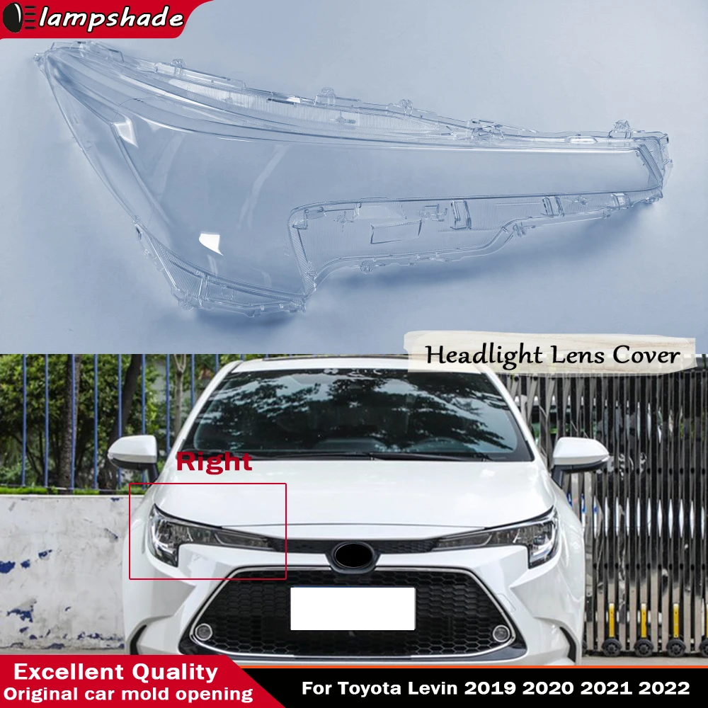 Front Headlamps Cover Headlights Shell Transparent Lampshade Replace Plexiglass Lens For Toyota Levin 2019 2020 2021 2022
Front Headlamps Cover Headlights Shell Transparent Lampshade Replace Plexiglass Lens For Toyota Levin 2019 2020 2021 2022