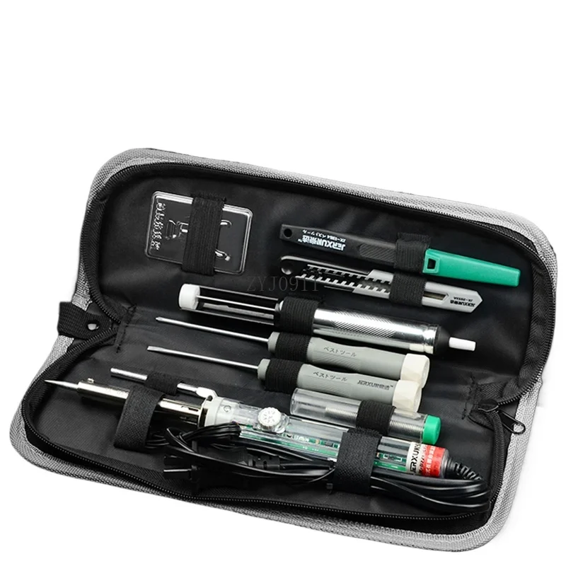 Constant temperature electric soldering iron set, multi-functional household 60w high-power electronic maintenance welding tool
Constant temperature electric soldering iron set, multi-functional household 60w high-power electronic maintenance welding tool