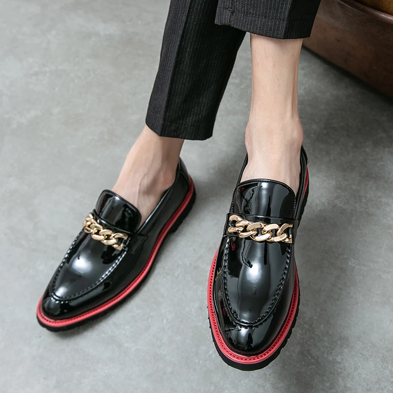 Leather Designer Brand Luxury Men Casual Office Bussiness Black Loafers Mens Italian Wedding Dress Male Shoes mens shoes
Leather Designer Brand Luxury Men Casual Office Bussiness Black Loafers Mens Italian Wedding Dress Male Shoes mens shoes