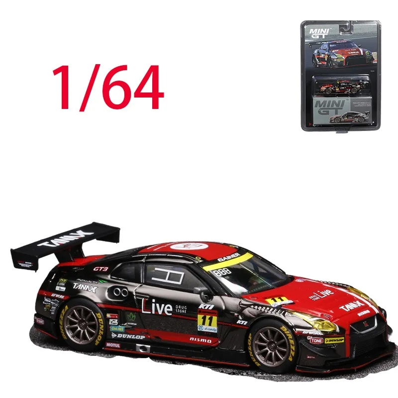 MINIGT Литой под давлением масштаб 1/64 Nissan GTR Nismo GT3 # GAINER TANAX модель автомобиля из сплава 11, игрушки для мальчиков, коллекция подарков, дисплей
MINIGT Литой под давлением масштаб 1/64 Nissan GTR Nismo GT3 # GAINER TANAX модель автомобиля из сплава 11, игрушки для мальчиков, коллекция подарков, дисплей