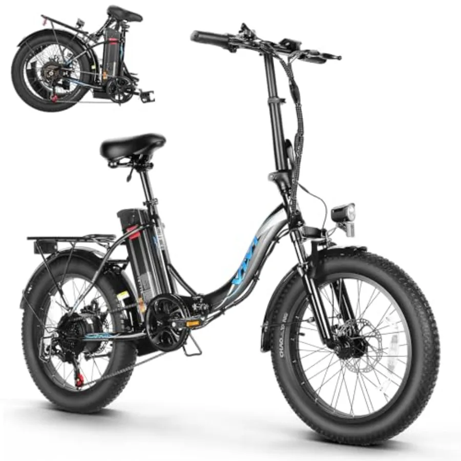Foldable electric bike for urban commuting and off-road use, aluminum alloy frame, black color, 1000W peak power with 50-mile r
Foldable electric bike for urban commuting and off-road use, aluminum alloy frame, black color, 1000W peak power with 50-mile r