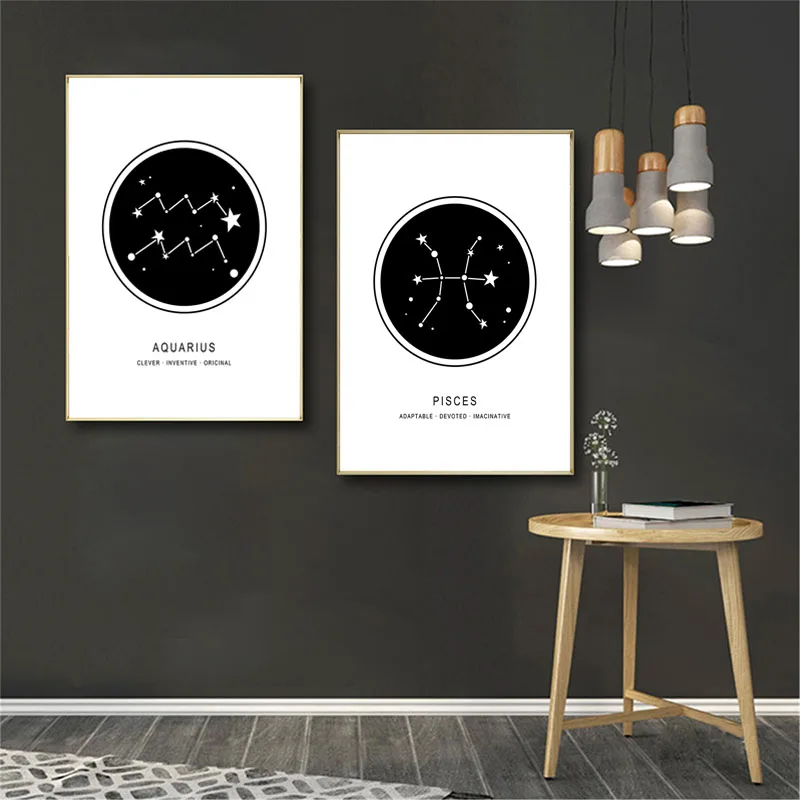 Poster Paintings Picture Nursery Canvas Posters Black And White Astrology Wall Art Home Decor Geometry Living Room Decoration
Poster Paintings Picture Nursery Canvas Posters Black And White Astrology Wall Art Home Decor Geometry Living Room Decoration