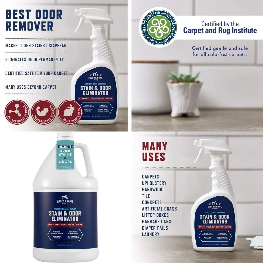 Средство для удаления пятен и запахов с ковров - 1 галлон, для устранения мочи домашних животных и сильных запахов
Средство для удаления пятен и запахов с ковров - 1 галлон, для устранения мочи домашних животных и сильных запахов