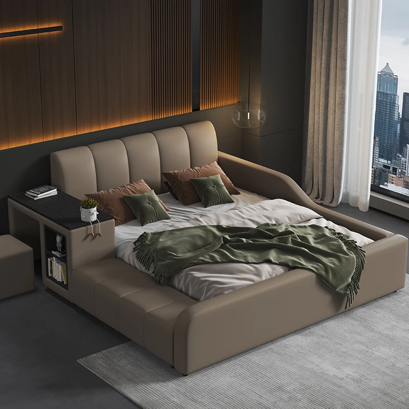 With Drawers Headboard Double Bed King Size Wooden Luxury Queen Double Bed Support Modern Cama Matrimonial Bedroom Furniture
With Drawers Headboard Double Bed King Size Wooden Luxury Queen Double Bed Support Modern Cama Matrimonial Bedroom Furniture