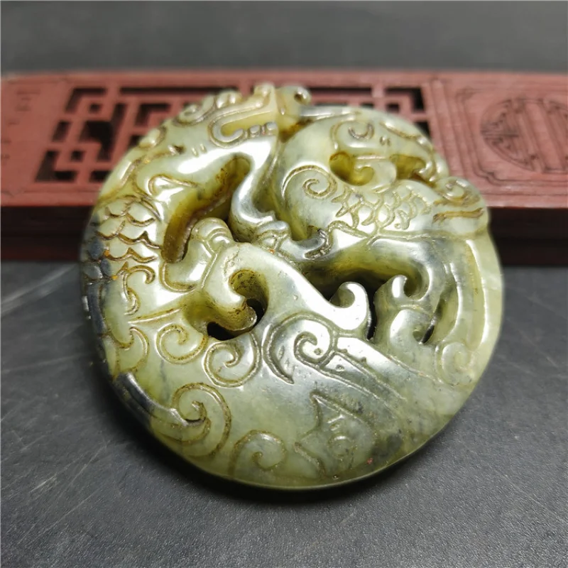 Supply of Jade Crafts Xiu Stone Vintage Dragon and Phoenix Auspicious Pendant Jade Waist Pendant Wholesale
Supply of Jade Crafts Xiu Stone Vintage Dragon and Phoenix Auspicious Pendant Jade Waist Pendant Wholesale