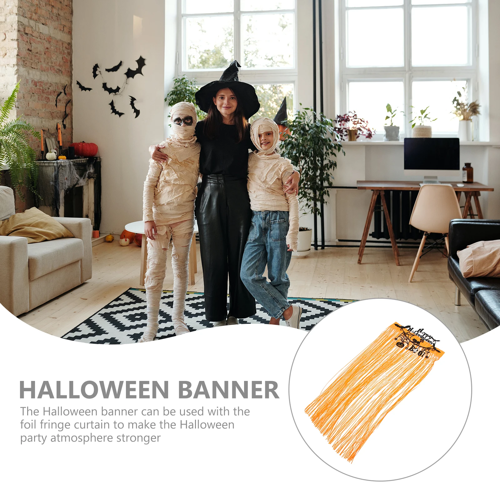 Decoration Halloween Background Party Photo Backdrop Door Fringe Curtains Banner Decorations
Decoration Halloween Background Party Photo Backdrop Door Fringe Curtains Banner Decorations