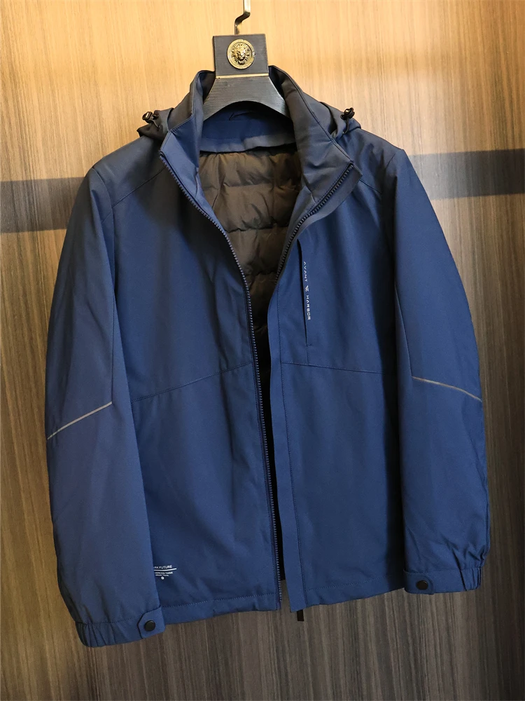 G-Sle Men's down Jaet with Hood 90% Du down Outdoor Windproof Waterproof Winter Coat Warm Faion Urban Sle Pure Color
G-Sle Men's down Jaet with Hood 90% Du down Outdoor Windproof Waterproof Winter Coat Warm Faion Urban Sle Pure Color