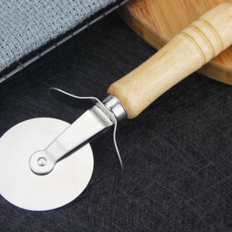 Pizza Cutter Knife Household Cake Tools Wheel Use For Waffle Cookies Stainless Steel Single Cut
Pizza Cutter Knife Household Cake Tools Wheel Use For Waffle Cookies Stainless Steel Single Cut