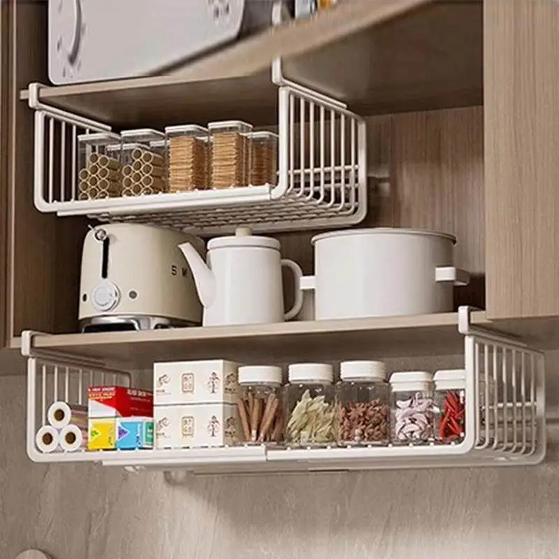 Kitchen Door Mounted Storage Rack Hanging Shelf Multi-Layer Basket under Cabinet Pullout Organizer Chinese Style
Kitchen Door Mounted Storage Rack Hanging Shelf Multi-Layer Basket under Cabinet Pullout Organizer Chinese Style