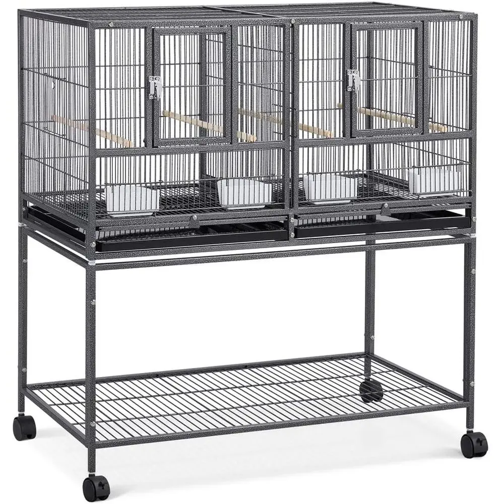 Divided Breeder ParaCanary Lovebird inch Budgie Bird Cages W/Rolling Stand
Divided Breeder ParaCanary Lovebird inch Budgie Bird Cages W/Rolling Stand