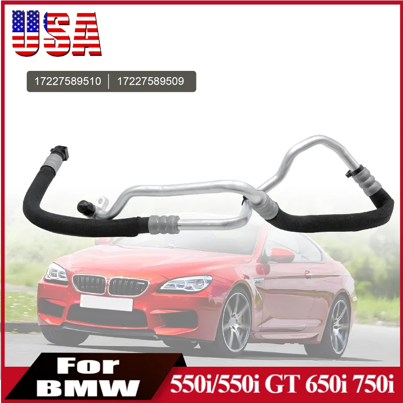 Engine Oil Cooler Line For BMW 550i 550i GT 650i 750i F10 F11 F06 F12 F13 17227589509 17227589510 Engine Oil Cooler Hose Pipe
Engine Oil Cooler Line For BMW 550i 550i GT 650i 750i F10 F11 F06 F12 F13 17227589509 17227589510 Engine Oil Cooler Hose Pipe