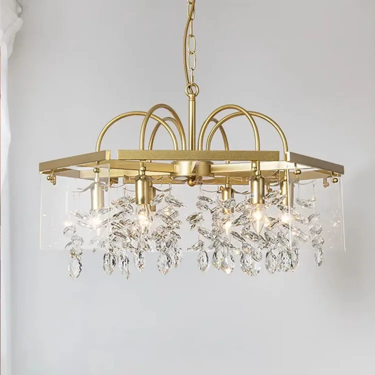 GHJUYIOL Crystal chandelier, personalized restaurant light, iron art, American style, luxurious bedroom, grand living room, crys
GHJUYIOL Crystal chandelier, personalized restaurant light, iron art, American style, luxurious bedroom, grand living room, crys