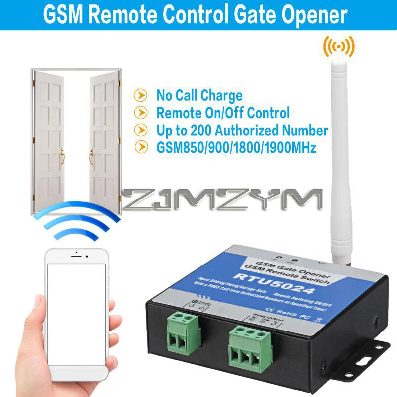 RTU5024 2G/4G Door Gate Opener SMS Smart Alarm Smart ID Recognition WiFi Remote Controller Remote Control Gate Opener
RTU5024 2G/4G Door Gate Opener SMS Smart Alarm Smart ID Recognition WiFi Remote Controller Remote Control Gate Opener