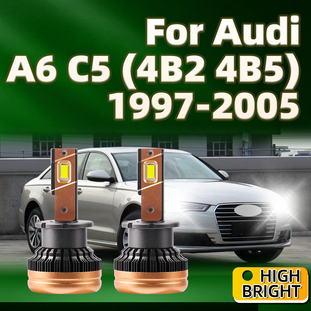 LED Headlights 30000Lm D2S Auto Bulbs 120W Car Lamp For Audi A6 C5 4B2 4B5 1997 1998 1999 2000 2001 2002 2003 2004 2005
LED Headlights 30000Lm D2S Auto Bulbs 120W Car Lamp For Audi A6 C5 4B2 4B5 1997 1998 1999 2000 2001 2002 2003 2004 2005