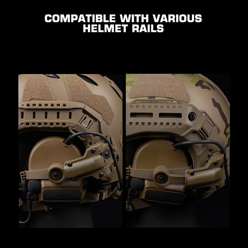 Y16A Helmet Rail Adapter for COMTAC3 ComTac Accessories Headset Mount Fit Ops Core ARC Team Wendy MLOK Rail-As Shown
Y16A Helmet Rail Adapter for COMTAC3 ComTac Accessories Headset Mount Fit Ops Core ARC Team Wendy MLOK Rail-As Shown