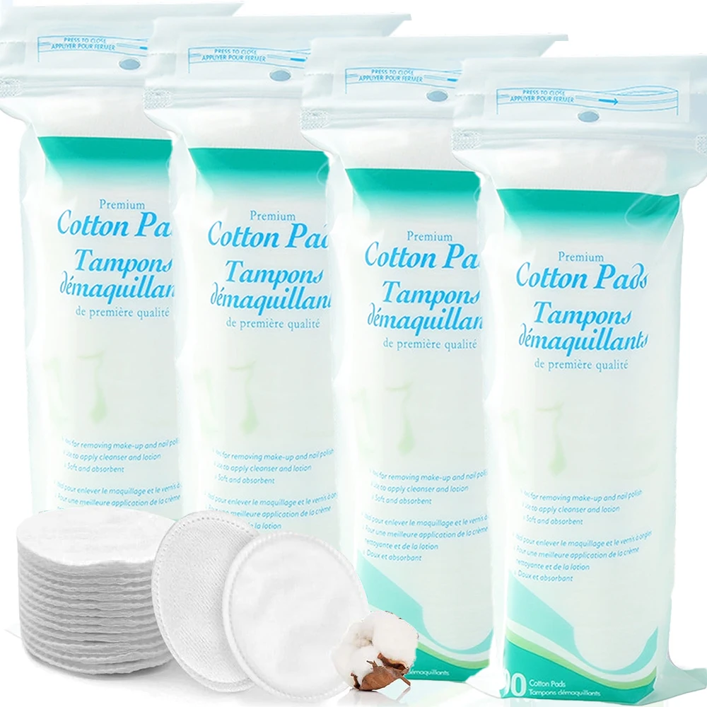100/200pcs Cotton Pads Round Soft Makeup Nail Polish Remover Cleansing Pads Daily Removal Tool Facial Make Up Cosmetic Care
100/200pcs Cotton Pads Round Soft Makeup Nail Polish Remover Cleansing Pads Daily Removal Tool Facial Make Up Cosmetic Care