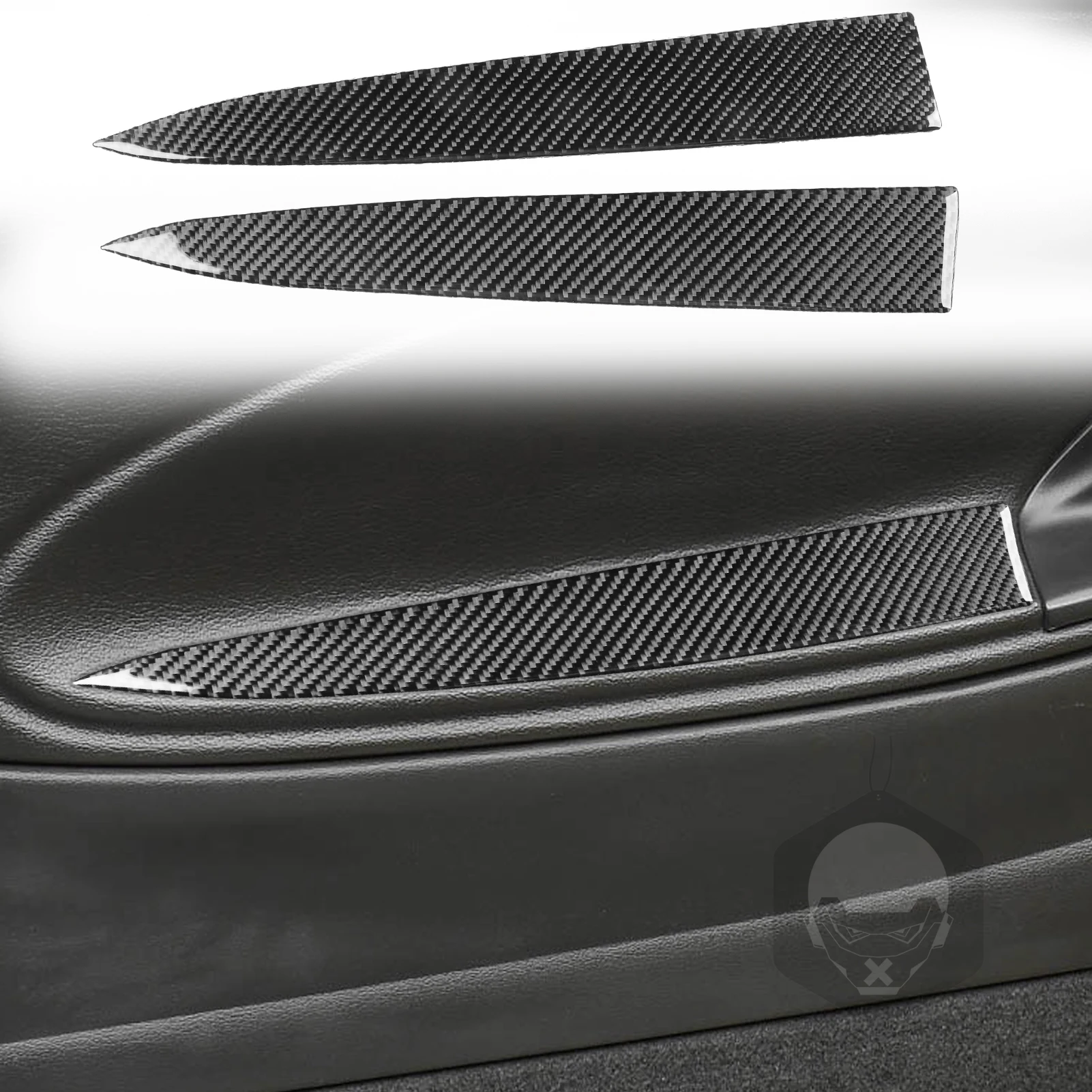 Для Ford Mustang 2001-2004 ремонт дверной подлокотник из углеродного волокна, панель под дерево, внутренняя наклейка автомобиля 
Для Ford Mustang 2001-2004 ремонт дверной подлокотник из углеродного волокна, панель под дерево, внутренняя наклейка автомобиля