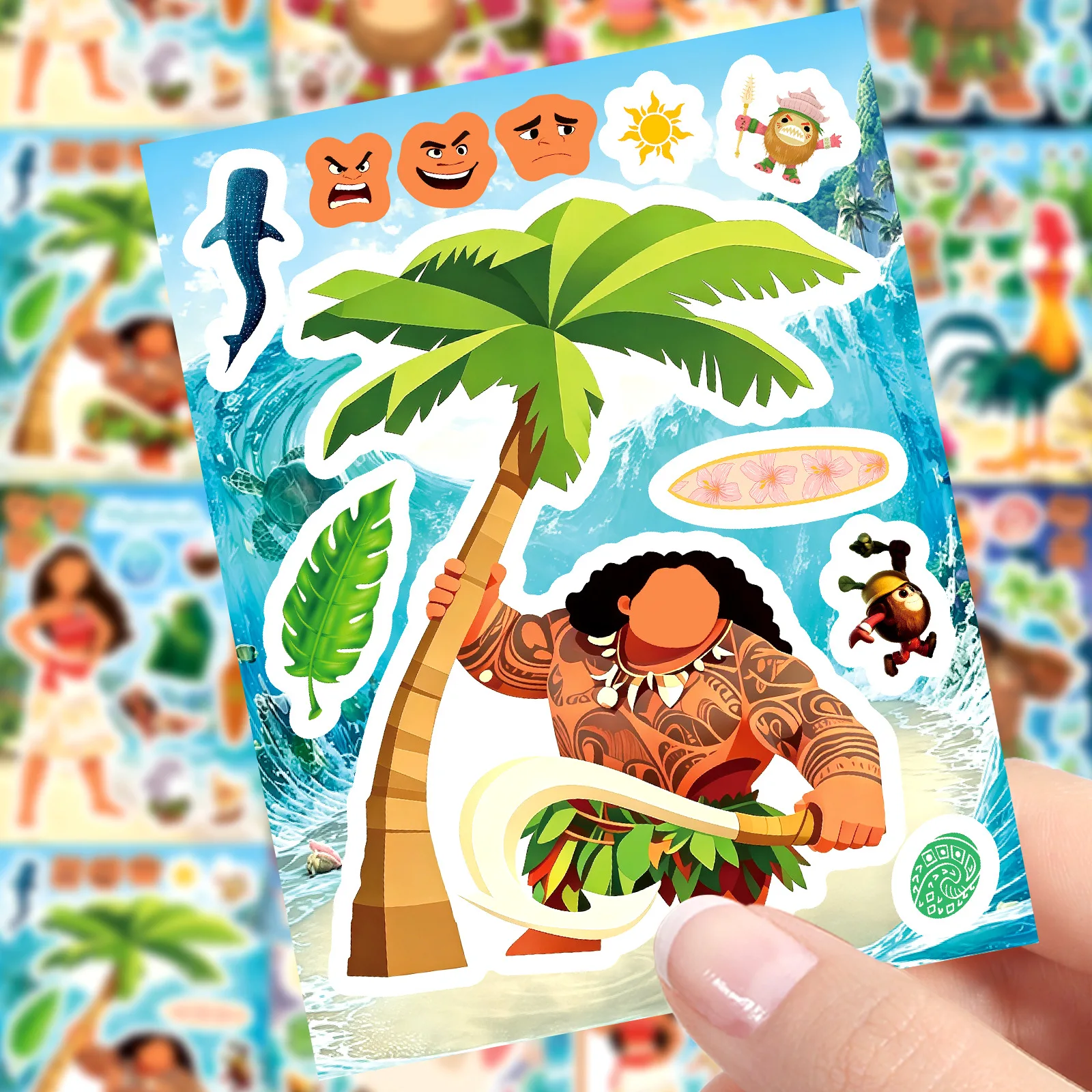 8/16Sheets Disney Moana Maui Simea Puzzle Stickers Exquisite Fashion DIY Toys for Bottle Scrapbook Travel Bag Aesthetic Decals
8/16Sheets Disney Moana Maui Simea Puzzle Stickers Exquisite Fashion DIY Toys for Bottle Scrapbook Travel Bag Aesthetic Decals