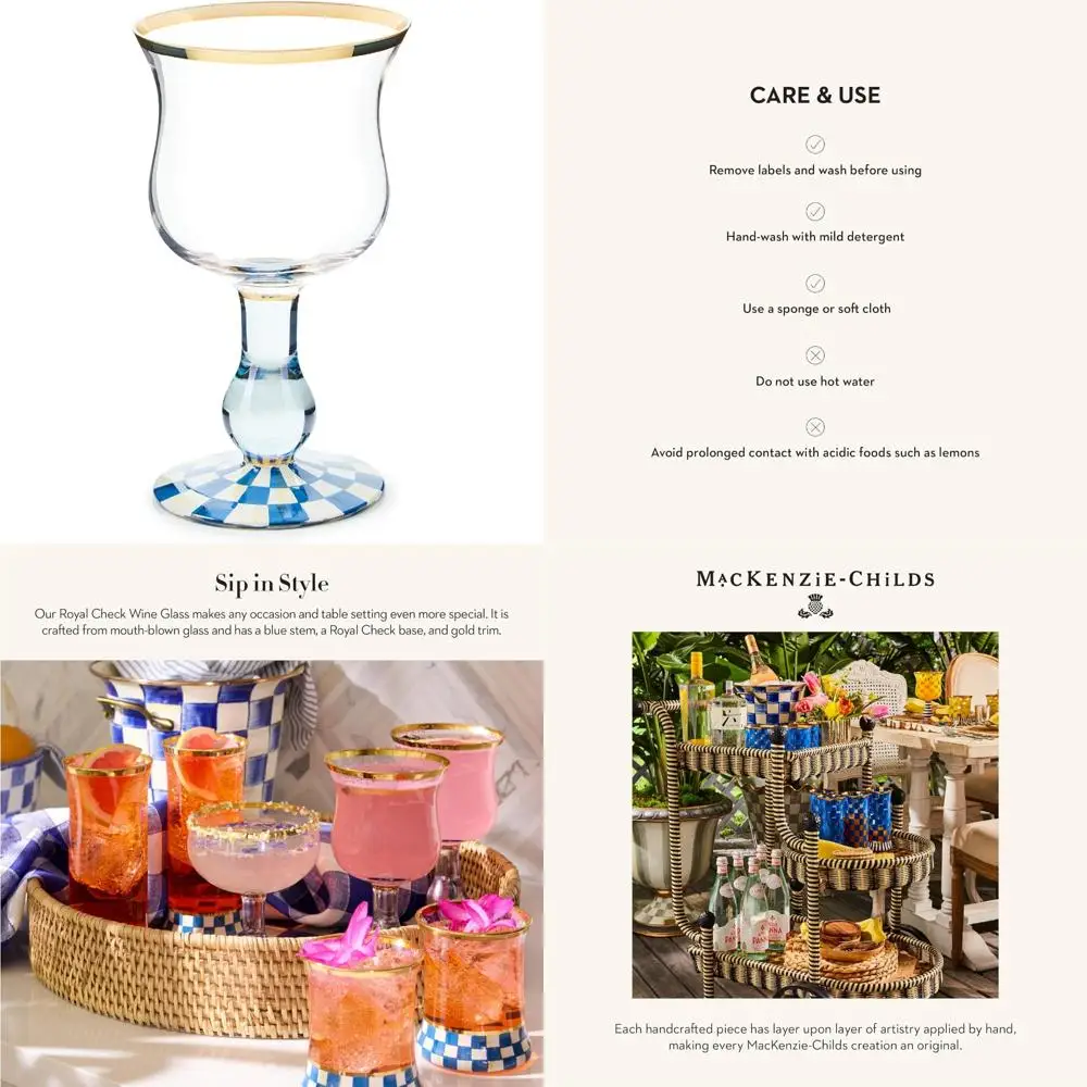 Royal Blue and White Stemmed Wine Glass, Decorative 16-Ounce Glassware, Elegant Tableware, Perfect for Entertaining
Royal Blue and White Stemmed Wine Glass, Decorative 16-Ounce Glassware, Elegant Tableware, Perfect for Entertaining