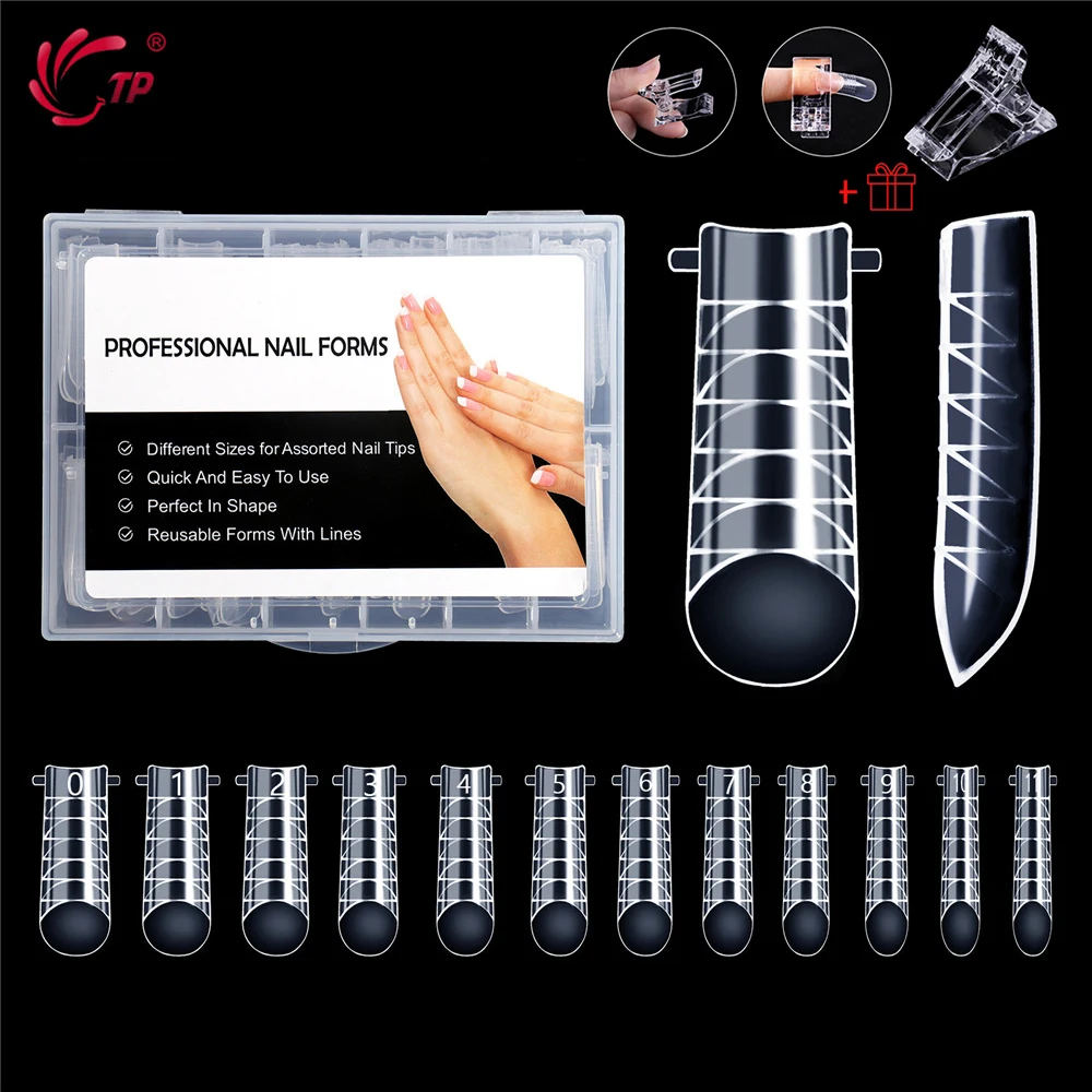 TP Square Nail Forms Dual Nail Forms Full Cover Extension Mould Top Form for Poly Nail Gel Extension Acrylic Duet System Molds
TP Square Nail Forms Dual Nail Forms Full Cover Extension Mould Top Form for Poly Nail Gel Extension Acrylic Duet System Molds