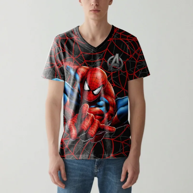 Летние мужские и женские футболки Marvel Spider Man с воротником с 3D цифровым принтом и короткими рукавами, спортивная скоростная сушка
Летние мужские и женские футболки Marvel Spider Man с воротником с 3D цифровым принтом и короткими рукавами, спортивная скоростная сушка