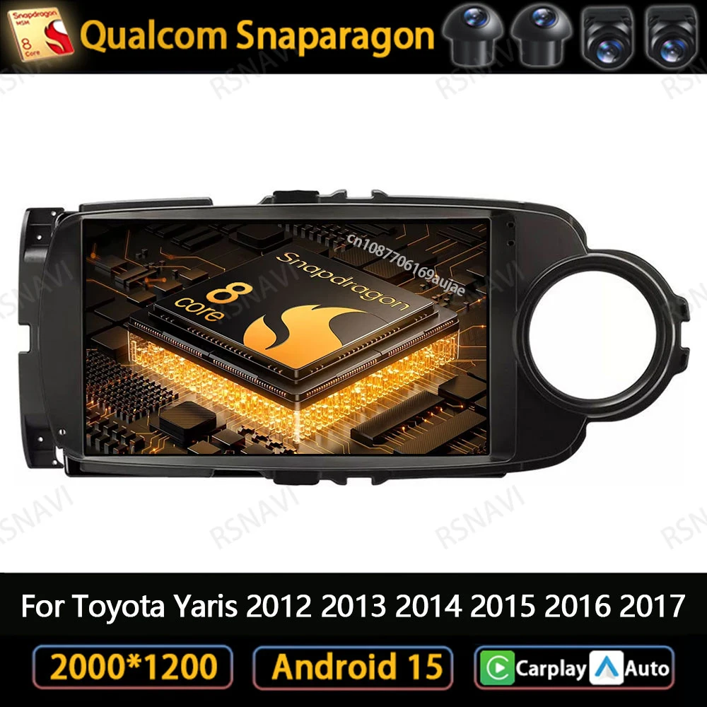 Android 15 Car Radio For Toyota Yaris 2012 2013 2014 2015 2016 2017 Stereo 4G LTE DVD 5G WIFI Head Unit Qualcomm Autoradio QLED
Android 15 Car Radio For Toyota Yaris 2012 2013 2014 2015 2016 2017 Stereo 4G LTE DVD 5G WIFI Head Unit Qualcomm Autoradio QLED