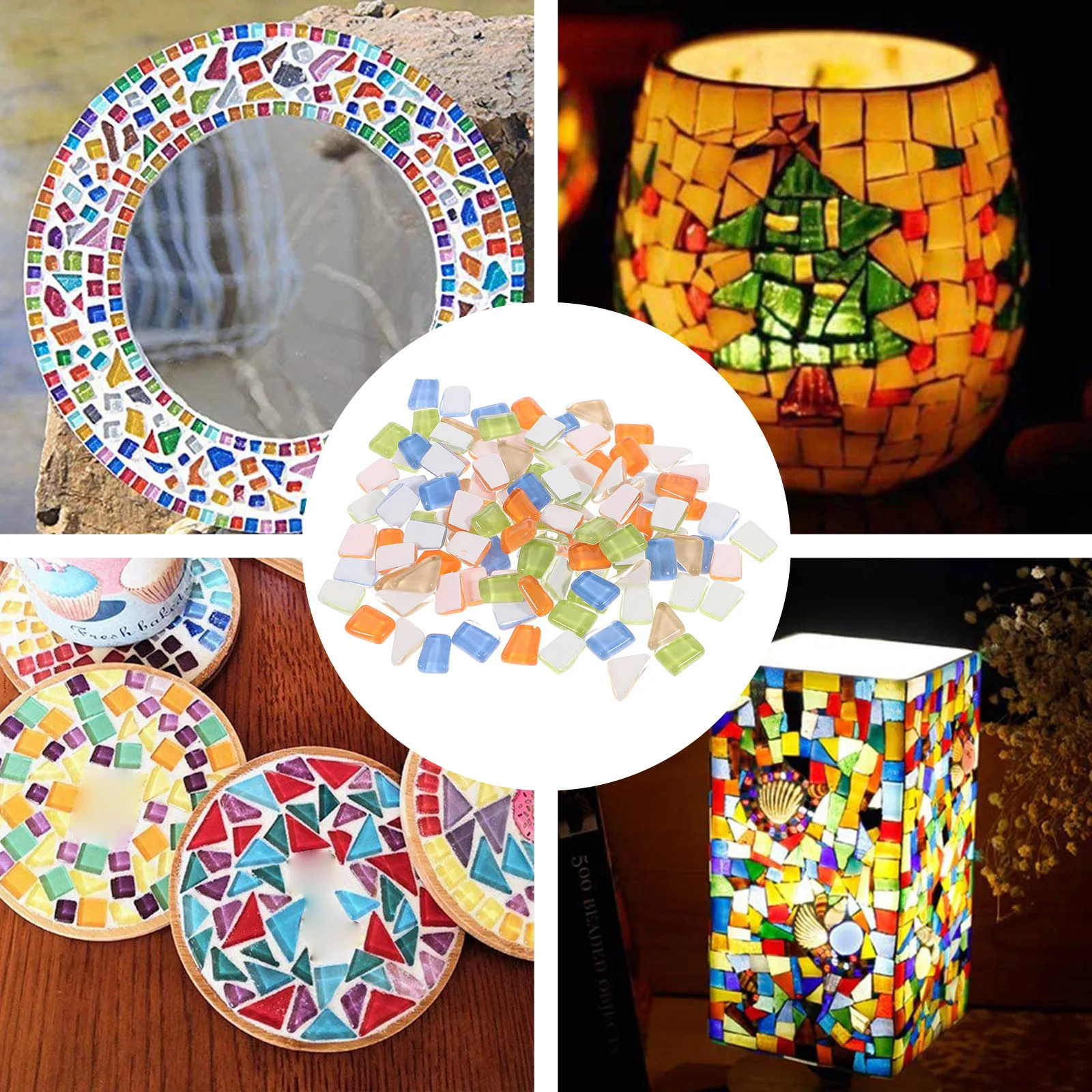 1Set Colored Mosaic Fragments Stained Glass Pieces for Mosaic Art Garden Decoration Craft Projects Materials Stained Glass
1Set Colored Mosaic Fragments Stained Glass Pieces for Mosaic Art Garden Decoration Craft Projects Materials Stained Glass