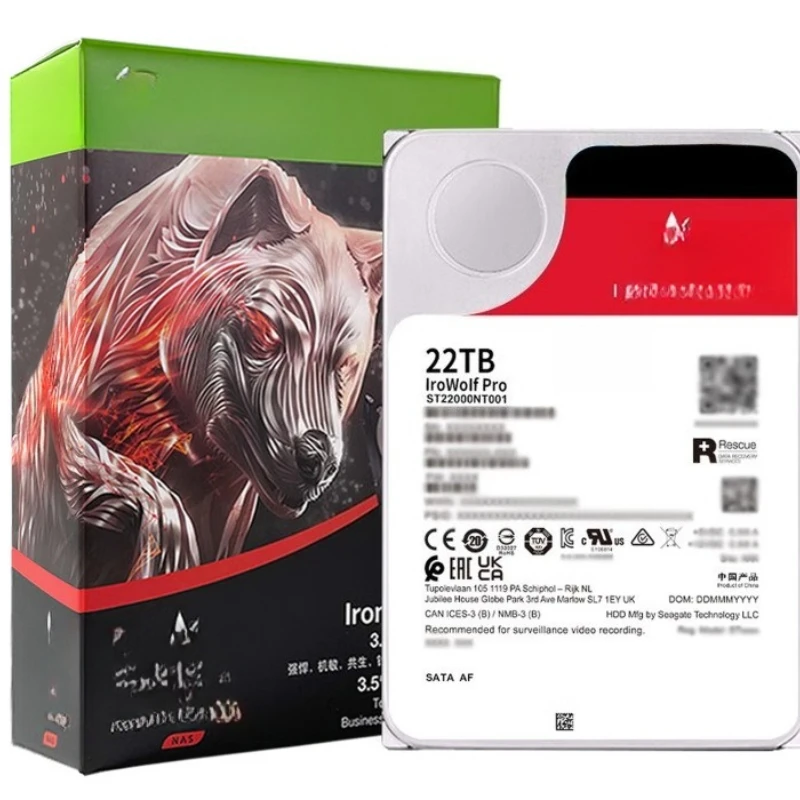 Suitable for NAS hard disk 22TB Cool Wolf Pro ST22000NT001
Suitable for NAS hard disk 22TB Cool Wolf Pro ST22000NT001