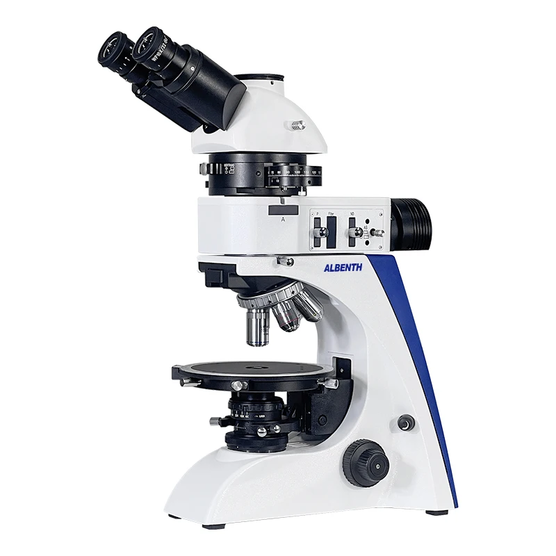 Albenth 40X-500X Trinocular Polarizing Microscope With LED Transmitting Reflecting Illumination
Albenth 40X-500X Trinocular Polarizing Microscope With LED Transmitting Reflecting Illumination