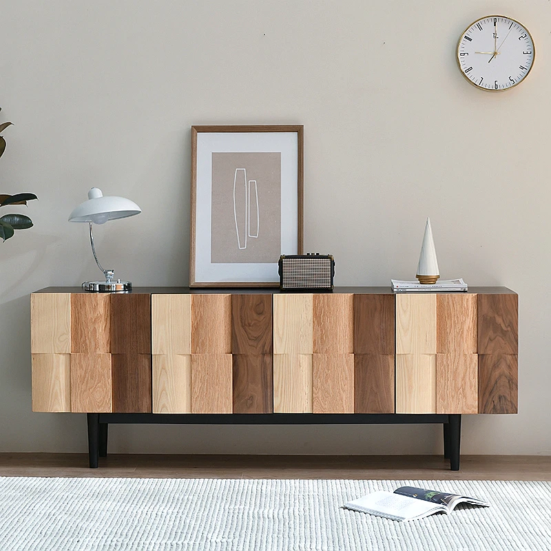 New Design Special High End Solid Wood TV Cabinet Creative Living Room TV Table Rubber Wood Cabinet Body Black Walnut Panel
New Design Special High End Solid Wood TV Cabinet Creative Living Room TV Table Rubber Wood Cabinet Body Black Walnut Panel