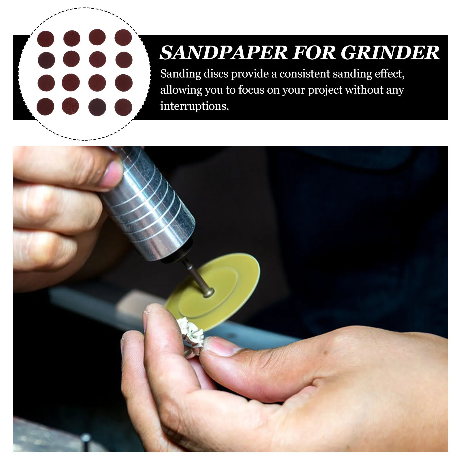 160Pcs Sandpaper Discs Self-Adhesive Aluminum Oxide Flocking Grinding Polishing Sanding Pads for Angle Drill Attachment Welding
160Pcs Sandpaper Discs Self-Adhesive Aluminum Oxide Flocking Grinding Polishing Sanding Pads for Angle Drill Attachment Welding