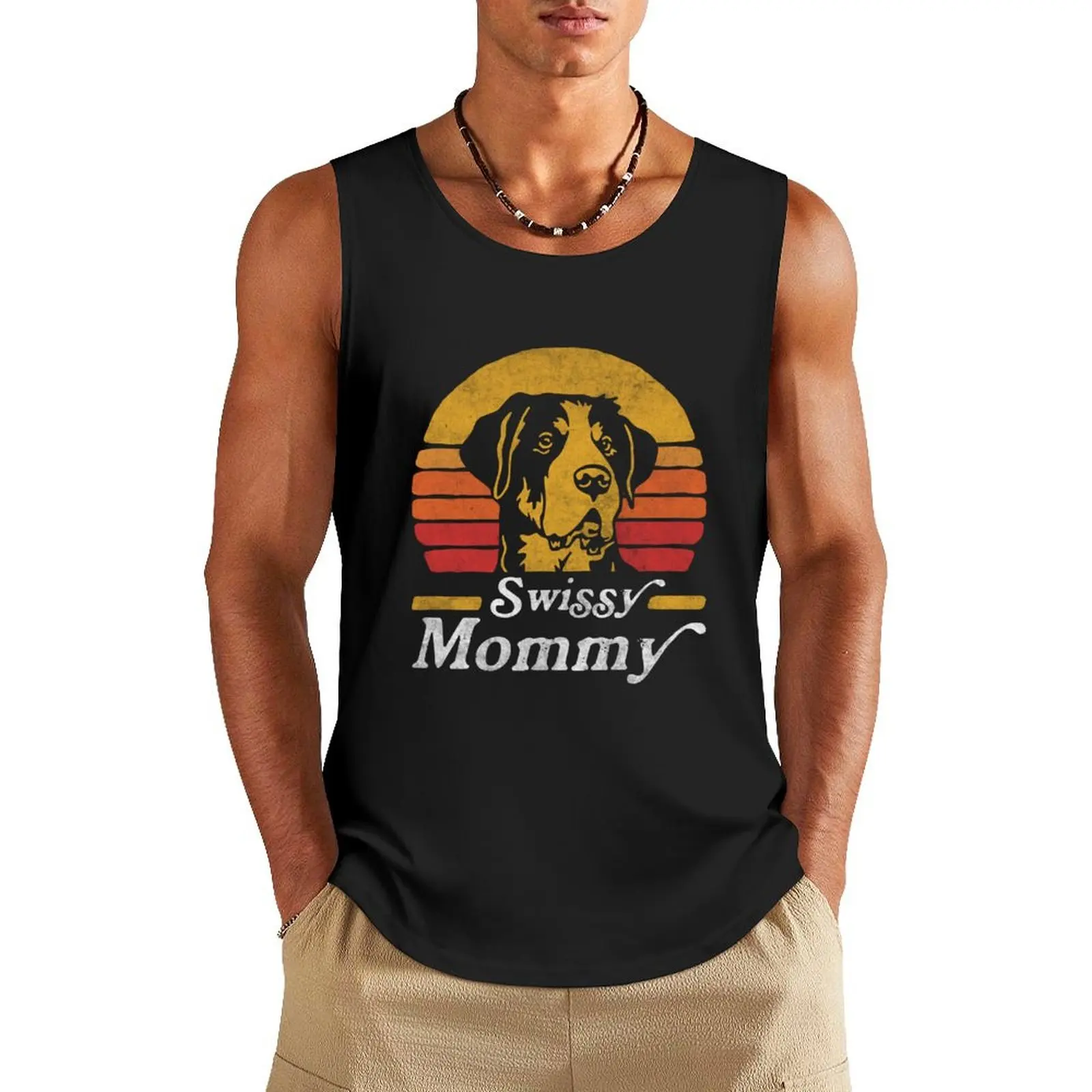 Retro Vintage Greater Swiss Mountain Dog Mommy Tank Top gym accessories man training weight vest
Retro Vintage Greater Swiss Mountain Dog Mommy Tank Top gym accessories man training weight vest