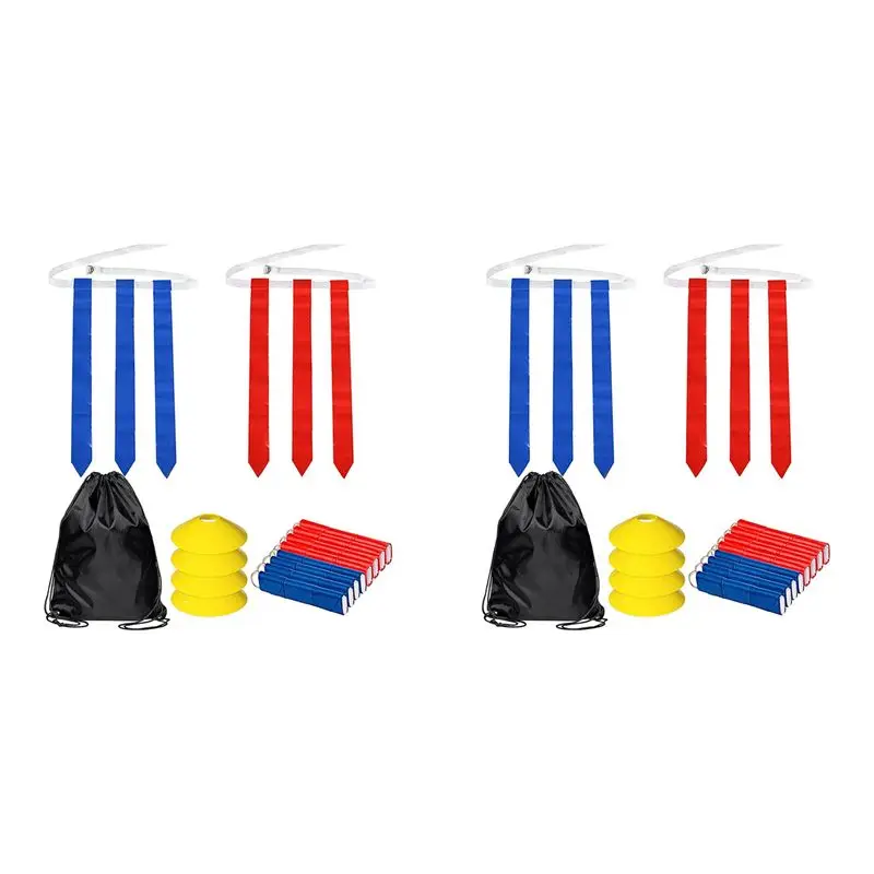 HOES-Flag Football Set-28Pcs Belts With 84 Flags(42 Red And 42 Blue Flags) , 8 Cones Adults Youth Flag Football Belts
HOES-Flag Football Set-28Pcs Belts With 84 Flags(42 Red And 42 Blue Flags) , 8 Cones Adults Youth Flag Football Belts