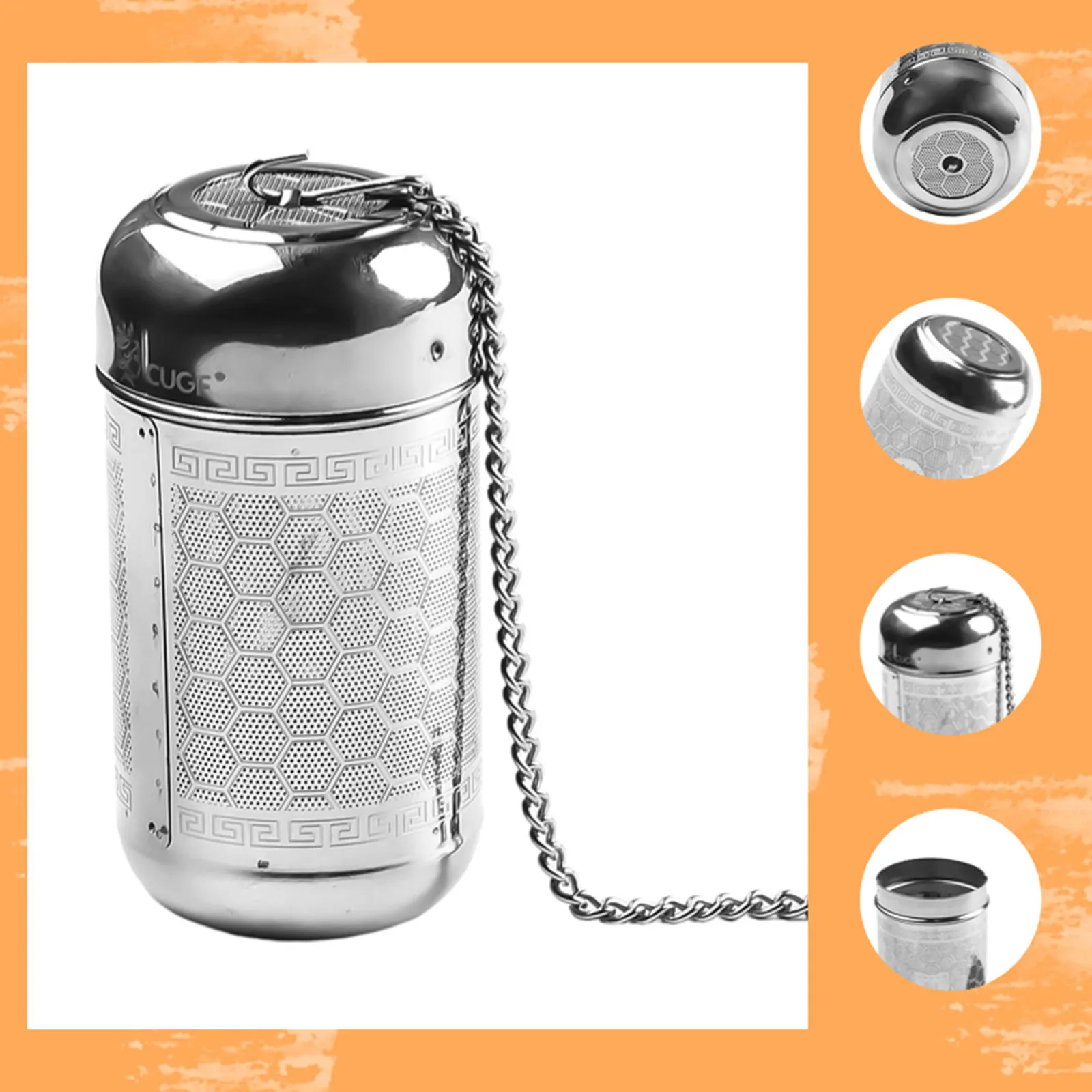 1pcs Stainless Steel Tea Infuser Tea Leaves Spice Seasoning Ball Strainer Teapot Fine Mesh Coffee Filter Teaware Kitchen Tools
1pcs Stainless Steel Tea Infuser Tea Leaves Spice Seasoning Ball Strainer Teapot Fine Mesh Coffee Filter Teaware Kitchen Tools