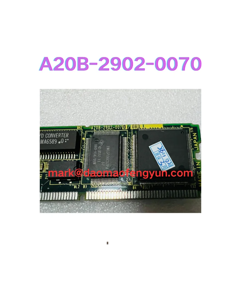 A20B-2902-0070 Проверенная б/у малогабаритная карта, исправна.
A20B-2902-0070 Проверенная б/у малогабаритная карта, исправна.