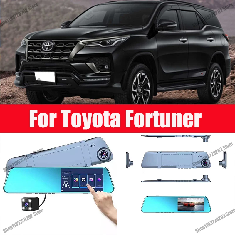 For Toyota Fortuner Carplay Android GPS Dash Cam AUX FM Radio Dashcam Car Camera Stream RearView Mirror Drive Recorder
For Toyota Fortuner Carplay Android GPS Dash Cam AUX FM Radio Dashcam Car Camera Stream RearView Mirror Drive Recorder