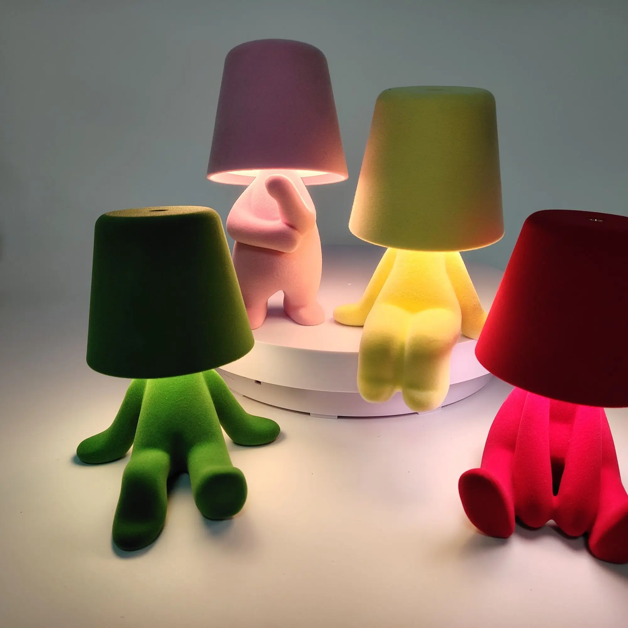 New Night Light Golden Man Thinker Flocking Bedroom Bedside Living Room Desktop Decoration Desk Lamp LED Charging Decoration
New Night Light Golden Man Thinker Flocking Bedroom Bedside Living Room Desktop Decoration Desk Lamp LED Charging Decoration