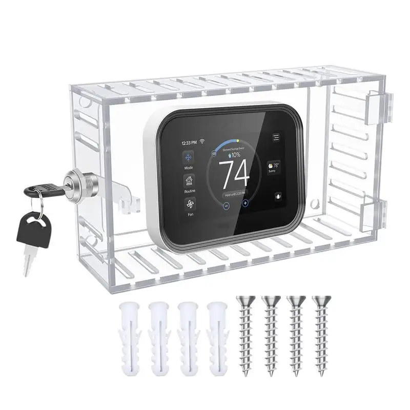 Thermostat Cover Universal Large Thermostat Case Combination Lock Wall Mounted Transparent Cover Guards For AC Panel Schools
Thermostat Cover Universal Large Thermostat Case Combination Lock Wall Mounted Transparent Cover Guards For AC Panel Schools